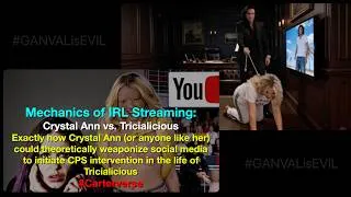 Thumbnail: How Crystal Ann could weaponize YouTube to initiate CPS intervention in the life of Tricialicious