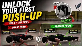 Thumbnail: Can't Do 1 Push-Up? Watch This!💪(Beginner Guide)