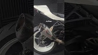 Thumbnail: Before and After. Black to White - GSX-R 1000 L7. Ready for decals 😎 #suzuki #gsxr