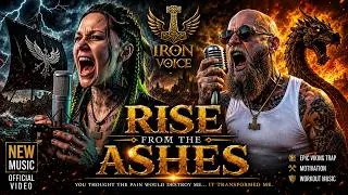 Thumbnail: RISE FROM THE ASHES 🔥⚔️ | Dark Viking Trap Rap | Motivation & Workout Music | IRON VOICE
