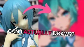 Thumbnail: Rendering your drawings : Hatsune Miku ( #vocaloid ) illustration process