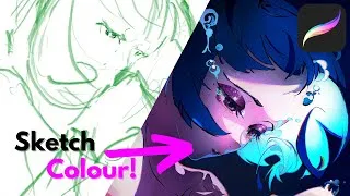 Thumbnail: HOW TO: Render ✦ Full Digital Art Process [ProCreate Illustration Making]