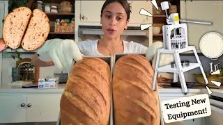 Thumbnail:  A Chaotic Bake Day!!  | Farmers Market Prep, New Machine & Failed Loaves