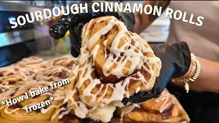 Thumbnail: How I FREEZE Sourdough Cinnamon Rolls to Bake DAYS Later | Micro Bakery Tip!