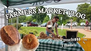 Thumbnail:  A Day at the Farmers Market Running My Sourdough Bakery | Prep, Setup, & Sales!
