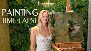 Thumbnail: Oil Painting Time Lapse | Art Demonstration | Artist - Isabel imagination || "Duck"