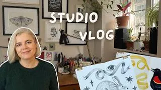 Thumbnail: Studio Vlog: A Week of Painting, Drawing & Paperclay