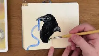 Thumbnail: Painting a Sketchbook Spread  ★ Day 51 of The 100 Day Project