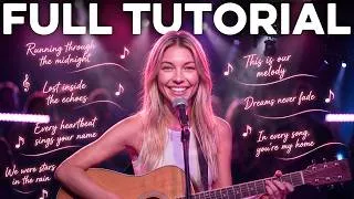 Thumbnail: How to Make AI Lyric Videos With Suno (Full Workflow)