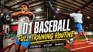 Thumbnail: day in the life | FULL ROUTINE of training with a D1 Baseball Player