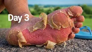 Thumbnail: I walked across an entire country in flip flops..
