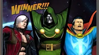 Thumbnail: ULTIMATE MARVEL VS. CAPCOM 3: Arcade Mode - Dante/Doctor Strange/Doctor Doom