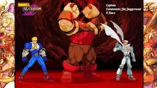 Thumbnail: MARVEL vs. CAPCOM 2: Arcade Mode - Captain Commando/Jin/Juggernaut - MAX Stars