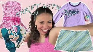 Thumbnail: 🌈 THRIFTING AS MUCH COLOR AS HUMANLY POSSIBLE 🌈