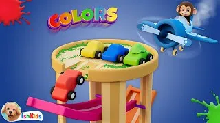 Thumbnail: Color Song | Learn Colors With Cars | Nursery Rhymes & Kids Songs | IshKids