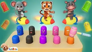 Thumbnail: Color Song | Learn Colors With Whack-A-Mole Toy | Kids Songs | IshKids