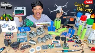 Thumbnail: Half price में मिलेगा ￼Electronic Components Unboxing | DC motor, battery, speaker, DJI Drone
