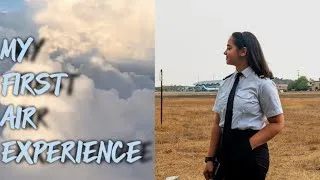 Thumbnail: MY FIRST AIR - EXPERIENCE 👩‍✈️#pilot