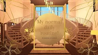 Thumbnail: My normal daily routine in Bloxburg