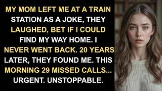Thumbnail: My MoM Left Me at a Train Station as a Joke, They Laughed, Bet if I Could Find My Way Home. I Never
