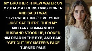 Thumbnail: My Brother Threw Water on My Baby at Christmas Dinner and Said I Was "Overreacting." Everyone Just..