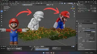 Thumbnail: Turn A T-Pose Image Into A Fully Animated 3D Character Using Vita3d PopPop Ai by Blender