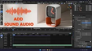 Thumbnail: Add Sound Audio to Animation in Blender
