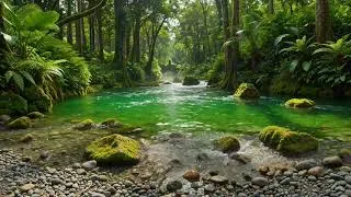 Thumbnail: Slow Flowing River with Gentle Breeze | Relaxing Nature Escape