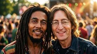 Thumbnail: Bob Marley & John Lennon - Roots Whisper 🕊 Reggae Acoustic Pop Mellow Slow Groove 2026