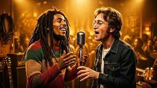 Thumbnail: Bob Marley & John Lennon - Island Romance 🕊 Reggae Acoustic Pop Mellow Slow Groove 2026