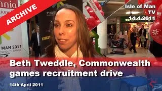 Thumbnail: Beth Tweddle, IOM Commonwealth games recruitment drive: 14.4.2011