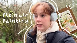 Thumbnail: Painting Outside in the Middle of Winter