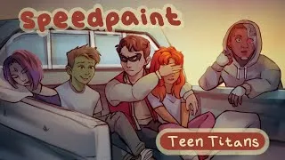 Thumbnail: ✰ Speedpaint  - Teen Titans ✰ Digital Art Process #5