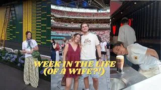Thumbnail: I'M BACK from my WEDDING! First vlog as a wife, WIMBLEDON, Harry Styles & getting back into running
