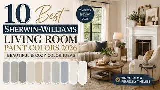 Thumbnail: 10 Best Sherwin-Williams Living Room Paint Colors 2026 | Beautiful & Cozy Color Ideas