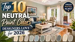Thumbnail: Top 10 Neutral Paint Colors Designers Love for 2026 | None Of Them Are White