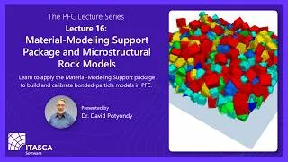 Thumbnail: PFC Lecture 16: Material-Modeling Support Package and Microstructural Rock Models