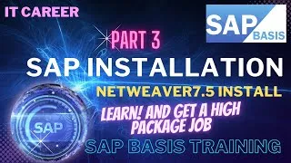 Thumbnail: SAP Installation End-to-End - Lecture 8: A Comprehensive Guide, Netweaver 7.5 Installation