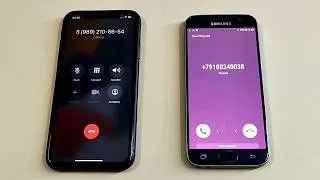 Thumbnail: iPhone 11 vs Samsung Galaxy S7 Incoming call & outgoing call