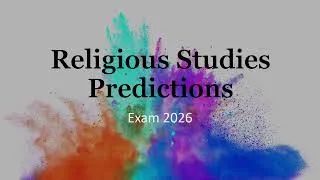 Thumbnail: OCR RS Exam Predictions 2026 PowerPoint