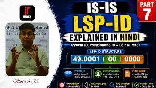 Thumbnail: IS-IS LSP-ID Explained in Hindi | System ID, Pseudonode ID & LSP Number | Part 7