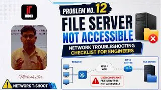 Thumbnail: File Server Unreachable | How Network Engineer Proves Network Is Not the Issue | Network T-Shoot