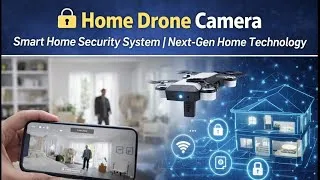 Thumbnail: 🔒 Home Drone Camera | Smart Home Security System | Next-Gen Home Technology