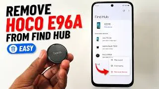 Thumbnail: How to Unpair Hoco E96A Smart Finder from Phone