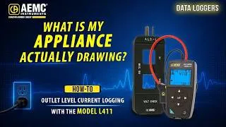 Thumbnail: AEMC Instruments L411 - What is my Appliance ACTUALLY Drawing? #DataLogger #CurrentMonitoring