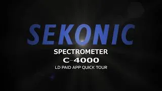 Thumbnail: Sekonic C-4000 Spectrometer LD Paid App Tour | Color & Light Analysis #Sekonic #Spectrometer