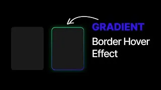 Thumbnail: HTML CSS Gradient Border Hover Effect
