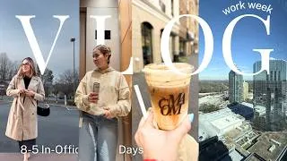 Thumbnail: 8- 5 In Office Work Days | Day to Night Routine as a Working Mom Vlog | Full Week Vlog