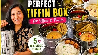 Thumbnail: 🍱 Easy Lunch Box Ideas | Complete Indian Tiffin for Work or Picnic