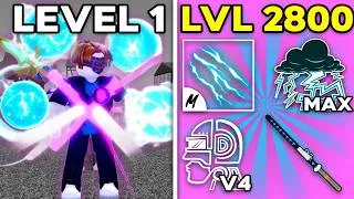 Thumbnail: Noob To MAX As Man With ALL Lightning POWERS.. (Blox Fruits) [Part 2]